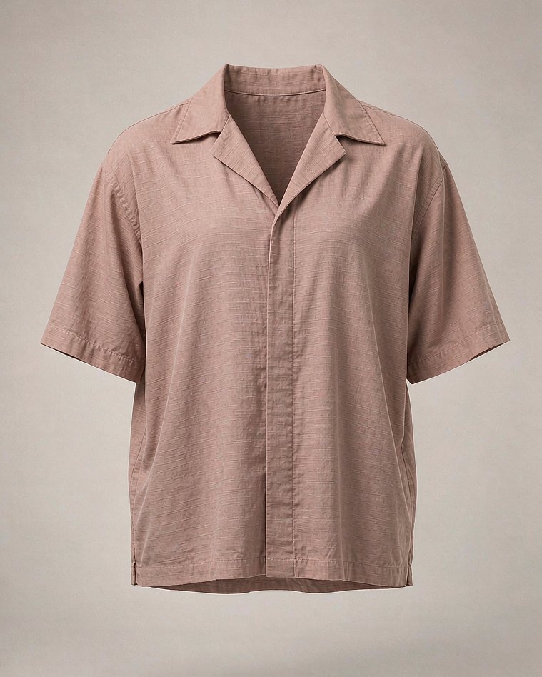 Camp Collar Shirt in Sand