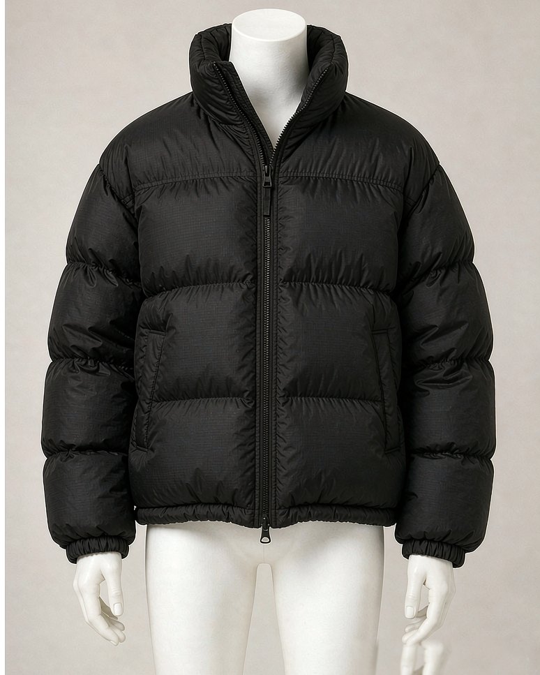 Puffer Jacket in Black